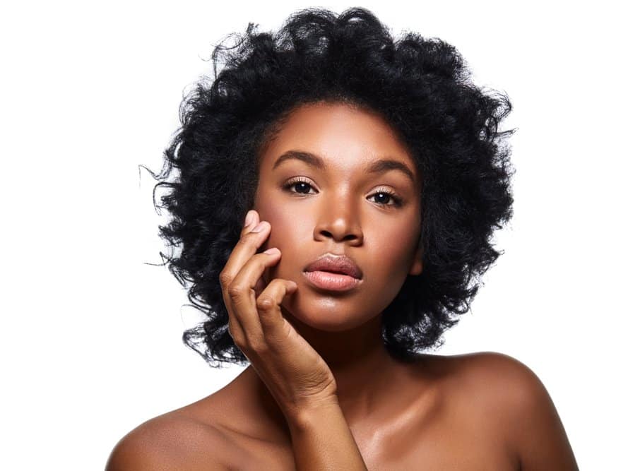 beautiful dark skin girl